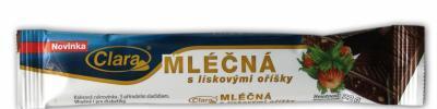 Mléčná kakaová tyčinka s lískooříšková 22g