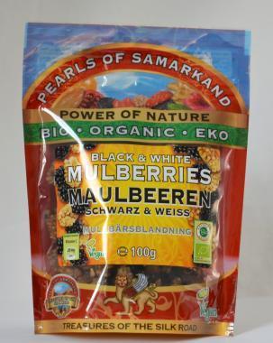 Moruše bílá a černá - sušené plody BIO 100g