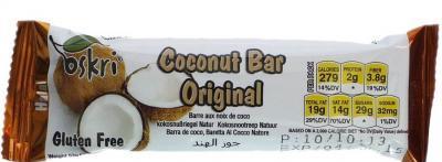 Oskri kokosová tyčinka original 53g